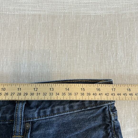 Gap Mens Slim Straight Fit Jeans Size 34x30 Medium Blue Mid Rise Denim - Picture 5 of 7